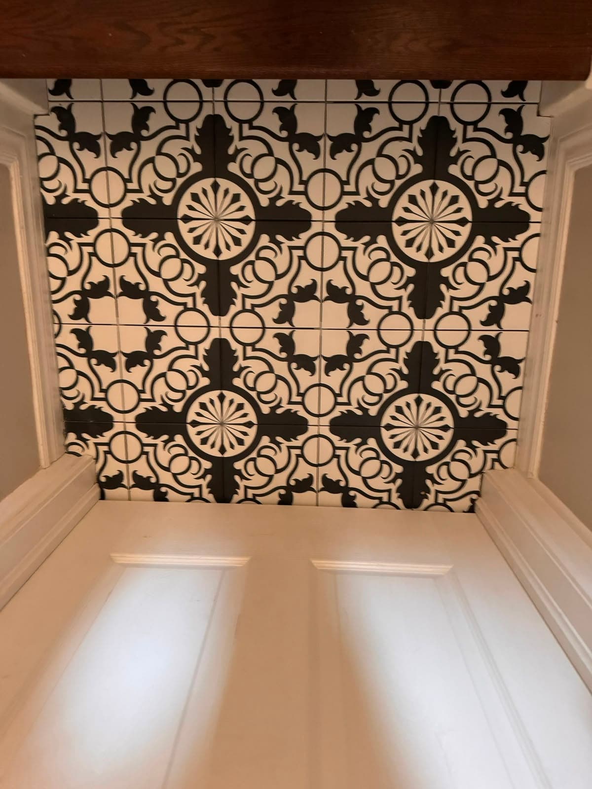 Patterned Tile Floor