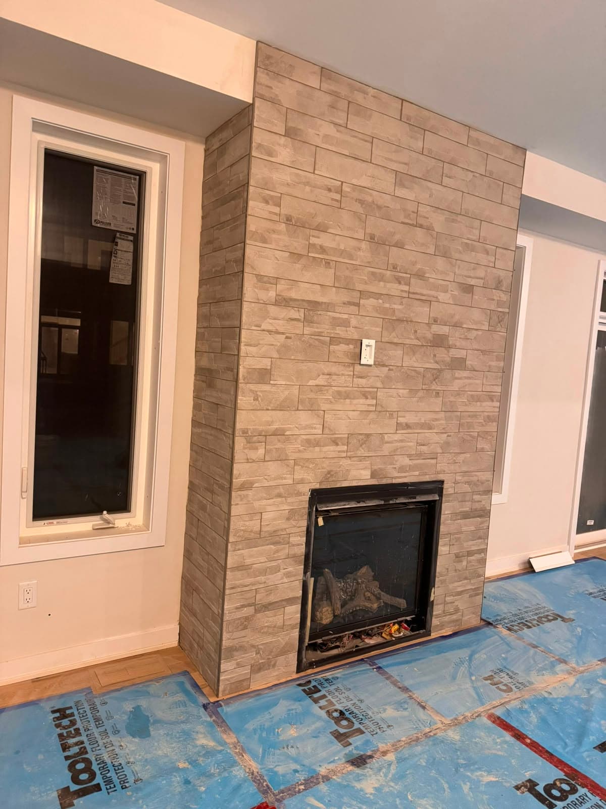 Ledgestone Fireplace Surround