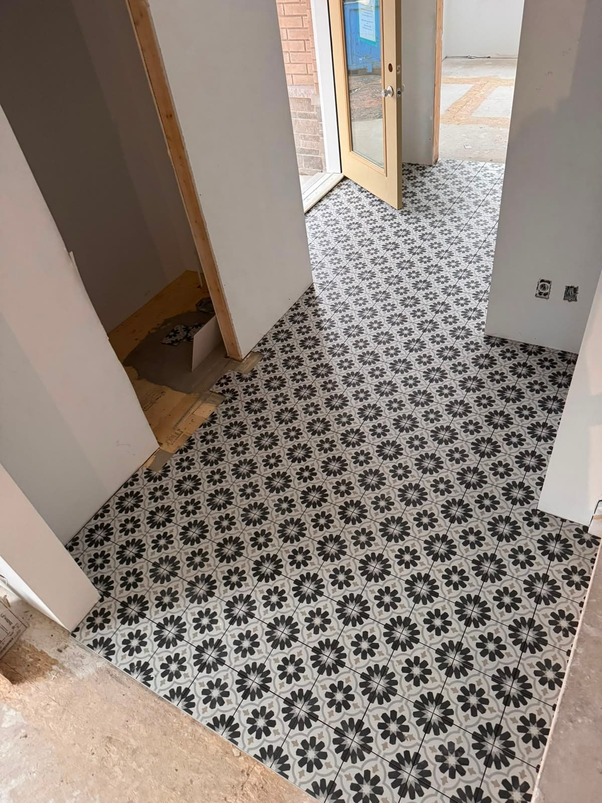 Patterned Encaustic Tile Floor